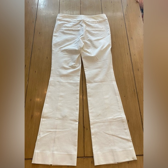 Derek Lam Women’s White Maeve Slit Hem Flare Long New size 8 Pants - Picture 4 of 16